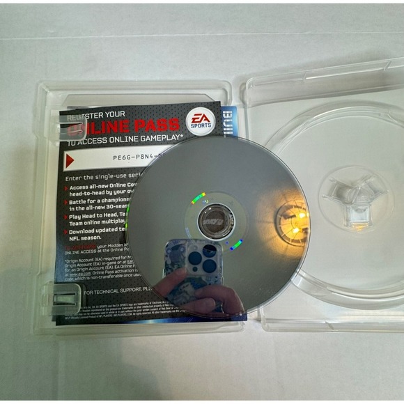 Madden NFL 2013 PS3 Playstation 3 Calvin Johnson Detroit Lions Tested Pre-owned! - Picture 4 of 4